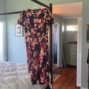 CalvinKlein floral dress size 10.